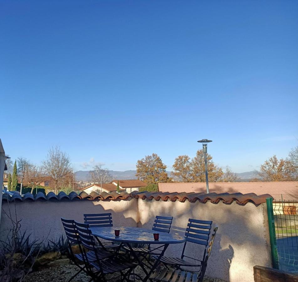 Studio De Jardin "Le Temps D Une Pause" Jusqu'A 4 Personnes En Face Du Beaujolais - Climatisation Et Borne Recharge Vehicule Electrique Montmerle-sur-Saone Buitenkant foto