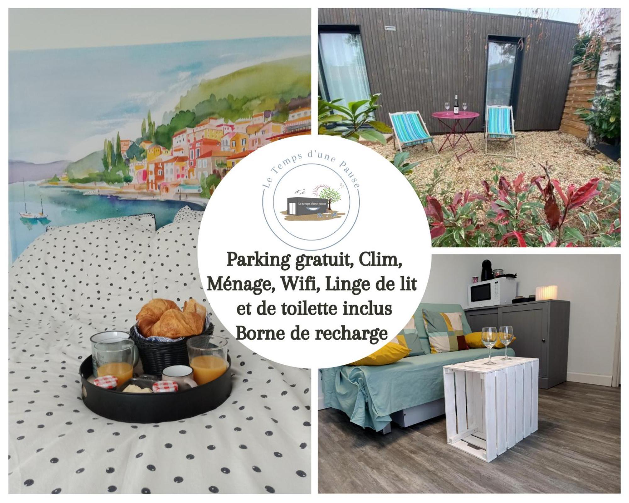 Studio De Jardin "Le Temps D Une Pause" Jusqu'A 4 Personnes En Face Du Beaujolais - Climatisation Et Borne Recharge Vehicule Electrique Montmerle-sur-Saone Buitenkant foto